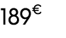 189€ 00