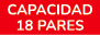 Capacidad 18 pares