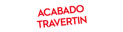 Acabado travertin