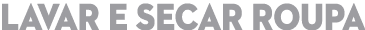 lavar e secar roupa