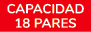 Capacidad 18 pares