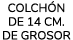 colch n de 14 cm. de grosor