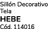 Sill n Decorativo Tela HEBE C d. 114016