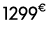 1299€ 00