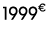 1999€ 00