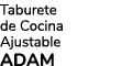 Taburete de Cocina Ajustable ADAM