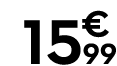 15 € 99