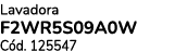 Lavadora F2WR5S09A0W C d. 125547