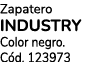 Zapatero INDUSTRY Color negro. C d. 123973