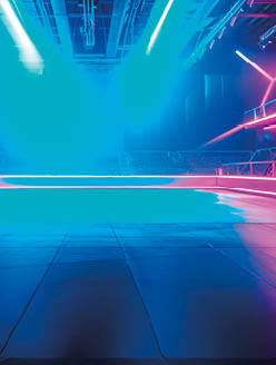 Futuristic esport background for gaming live streaming. Esport game tournament competition neon banner.