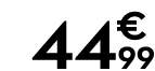 44 € 99