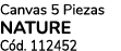 Canvas 5 Piezas NATURE C d. 112452