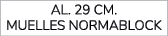 AL. 29 CM. muelles Normablock