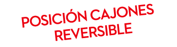 Posici n cajones ￼ reversible
