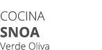 Cocina snoa Verde Oliva 