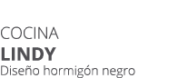 Cocina lindy Dise o hormig n negro