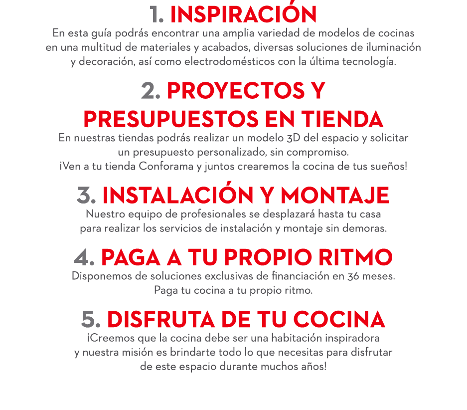 1. INSPIRACI N En esta gu a podr s encontrar una amplia variedad de modelos de cocinas en una multitud de materiales ...