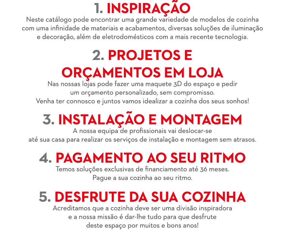 1. Inspira o Neste cat logo pode encontrar uma grande variedade de modelos de cozinha com uma infinidade de materiai...
