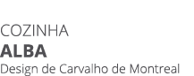 Cozinha alba Design de Carvalho de Montreal