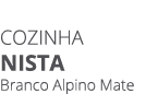Cozinha NISTA Branco Alpino Mate