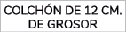 colch n de 12 cm. de grosor
