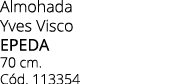 Almohada Yves Visco Epeda 70 cm. C d. 113354