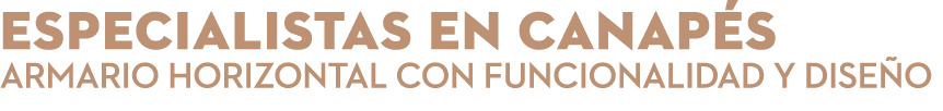 Especialistas en CANAP S Armario horizontal con funcionalidad y dise o 
