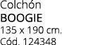 Colch n boogie 135 x 190 cm. C d. 124348