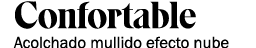 Confortable Acolchado mullido efecto nube