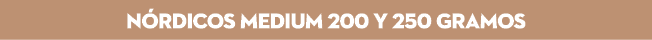 n rdicos medium 200 y 250 gramos