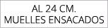 aL 24 cm. muelles ensacados