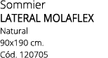 Sommier LATERAL MOLAflex Natural 90x190 cm. C d. 120705