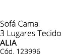 Sof Cama 3 Lugares Tecido ALIA C d. 123996
