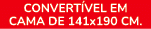 CONVERT VEL EM CAMA DE 141x190 cm.