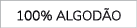 100% algod o