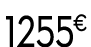 1255 € 99