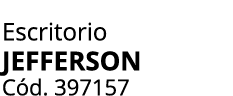 Escritorio JEFFERSON C d. 397157 