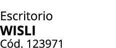 Escritorio WISLI C d. 123971 