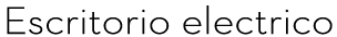 Escritorio electrico