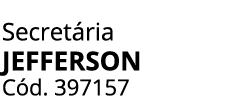 Secret ria JEFFERSON C d. 397157 