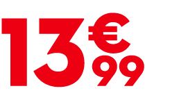 13 € 99