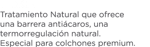 tencel Tratamiento Natural que ofrece una barrera anti caros, una termorregulaci n natural. Especial para colchones p...