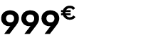 999€