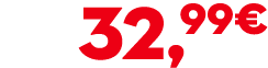 32,99€