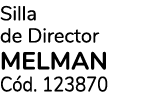 Silla de Director MELMAN C d. 123870
