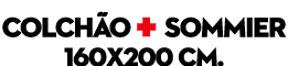 COLCH o + sommier 160x200 cm. 