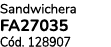 Sandwichera FA27035 C d. 128907