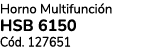 Horno Multifunci n HSB 6150 C d. 127651