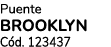 Puente BROOKLYN C d. 123437