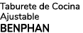 Taburete de Cocina Ajustable BENPHAN